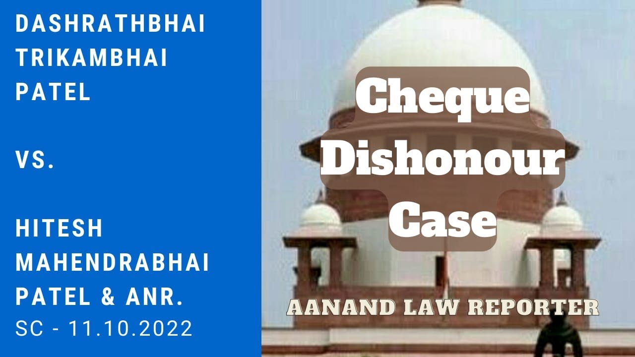 🎓Cheque Dishonour Case (2022) | Legally Enforceable Debt | Negotiable Instruments | SC Cases | ALR