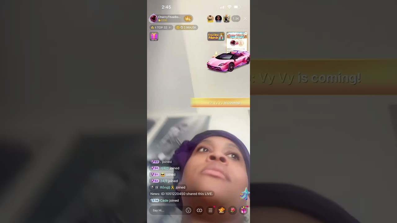 Cherry Boom got banned from BIGO