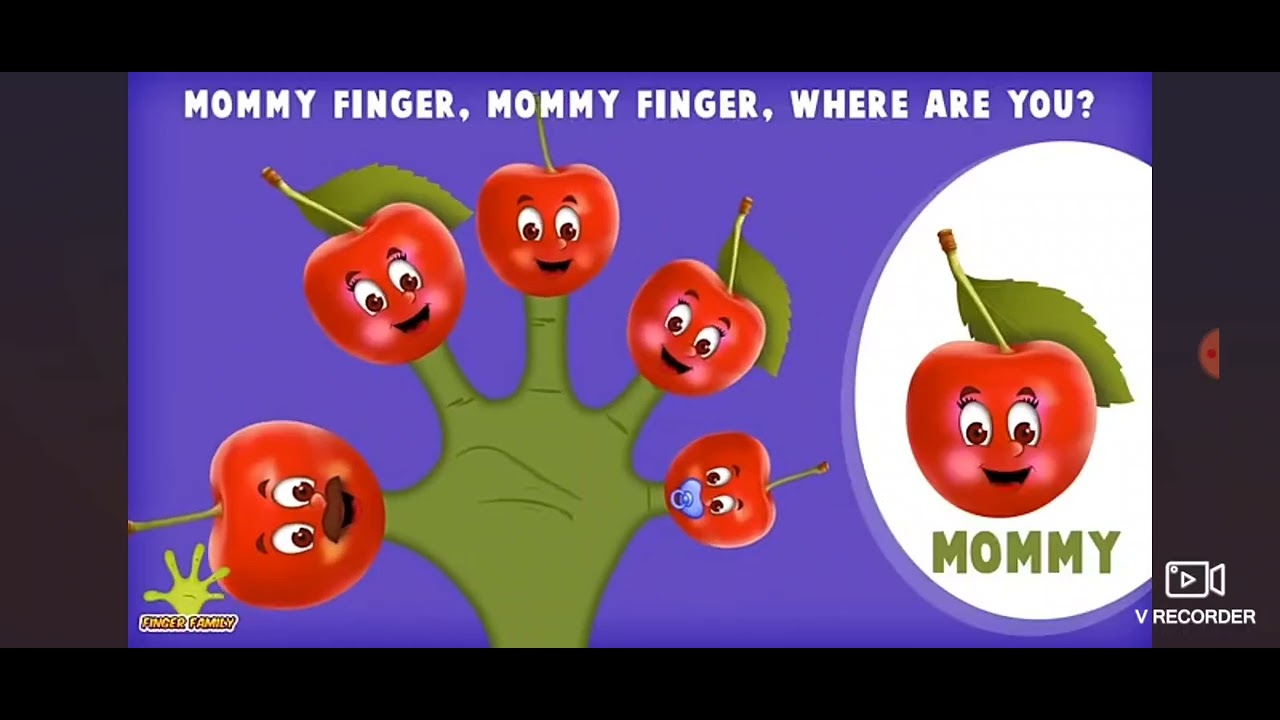 Cherry Finger Family (2nd Version, Reuploaded)