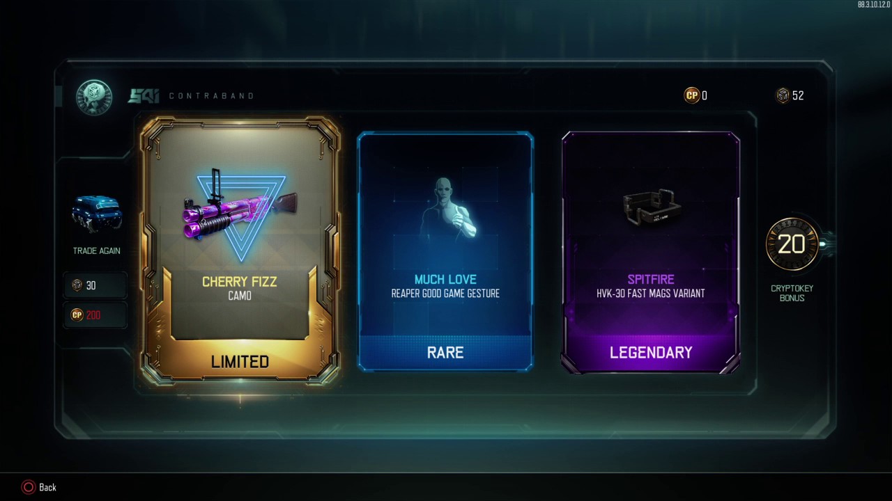 Cherry Fizz limited Camo BO3