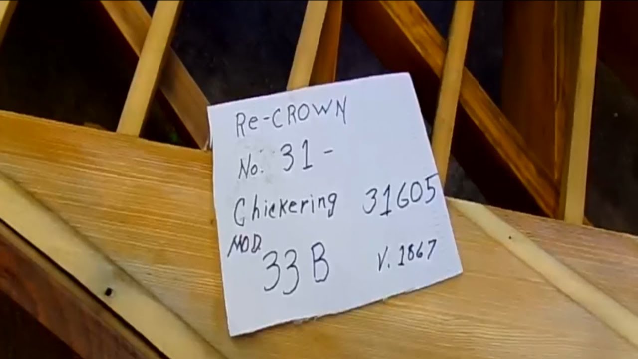 Chickering 33B 1867 Conservative Restoration Part 9