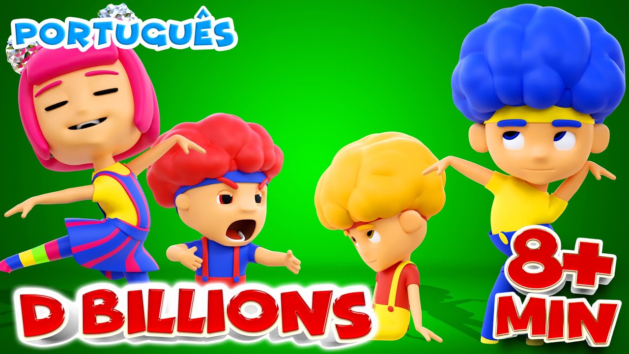 Chicky, Cha-Cha, Lya-Lya, Boom-Boom com Novos Heróis + Compilação D Billions Musicas Infants