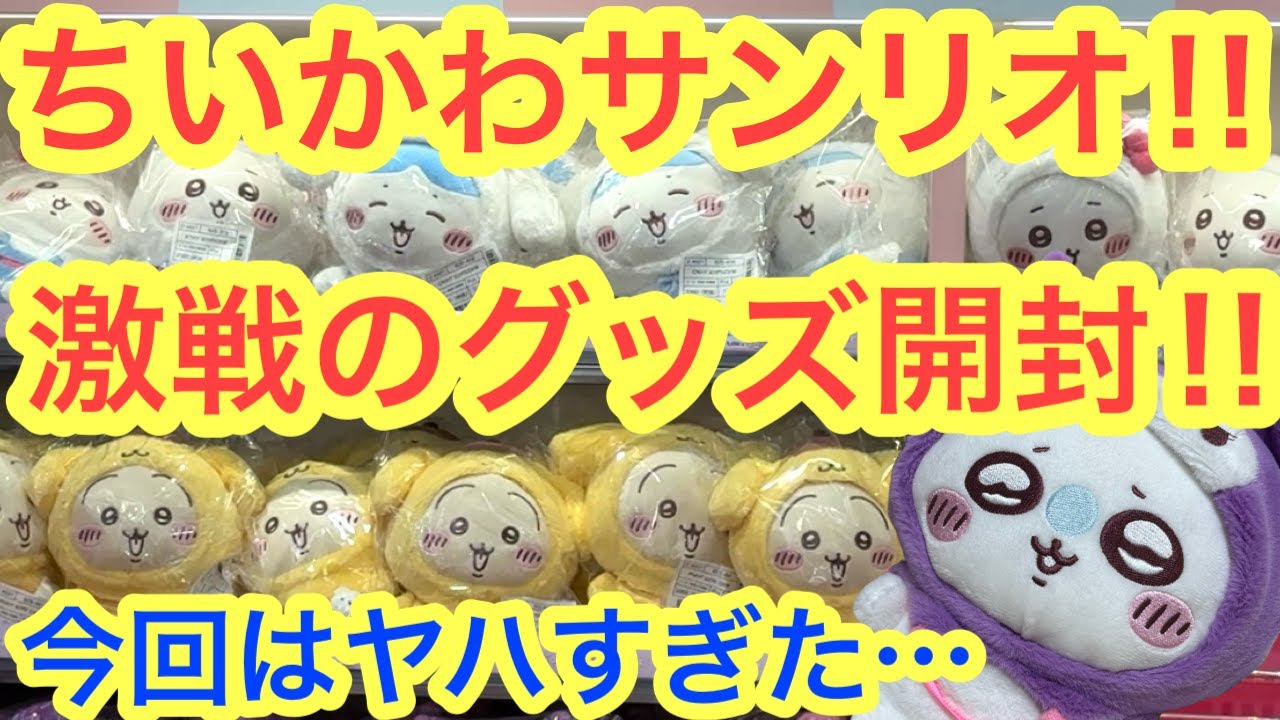 [Chiikawa] The most sold-out collaboration ever between Chiikawa and Sanrio!! First day in person...