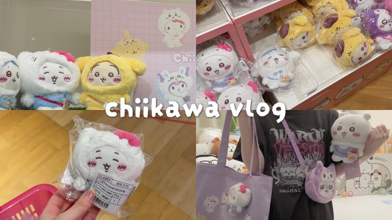 [chiikawa vlog] chiikawa × Sanrio Collaboration | chiikawa Land | Haul Video