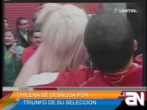 CHilena Se desnuda por su selección