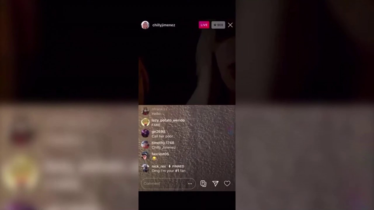 Chilly Jimenez Gets Cussed by a Kid on Instagram Live