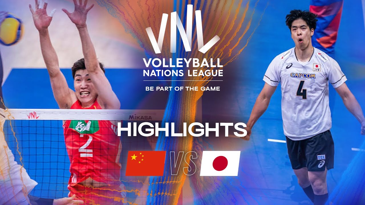 China 🇨🇳 vs. Japan 🇯🇵  - Highlights | Week 1 | Men's VNL 2025