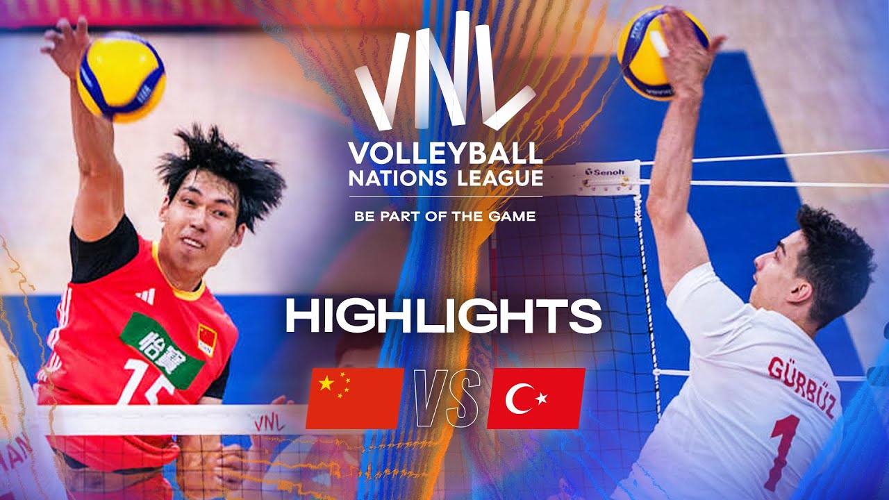 China 🇨🇳 vs. Türkiye 🇹🇷 - Highlights | Week 1 | Men's VNL 2025