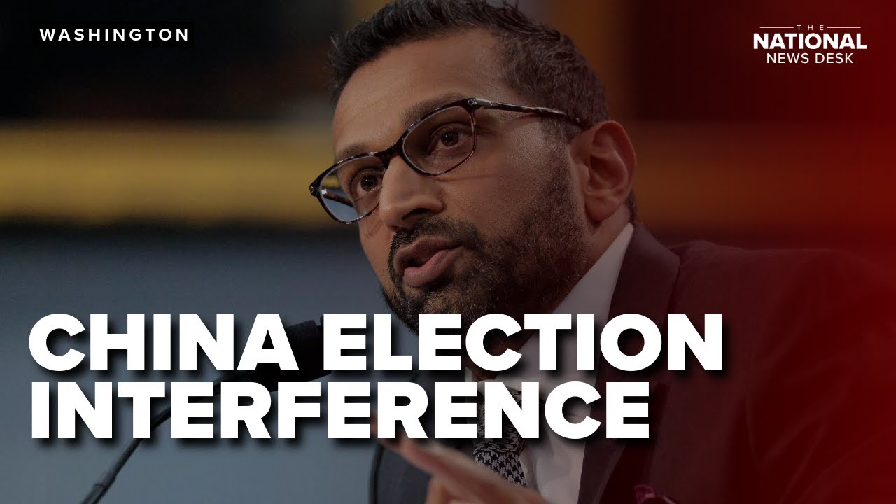 China allegedly interfered in the 2020 election