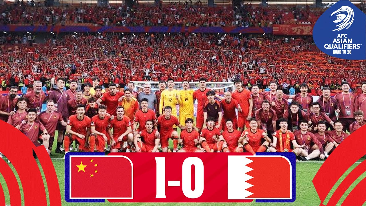 China PR sign off with a last minute win! | China PR - Bahrain | Highlights #AsianQualifiers - RT 26