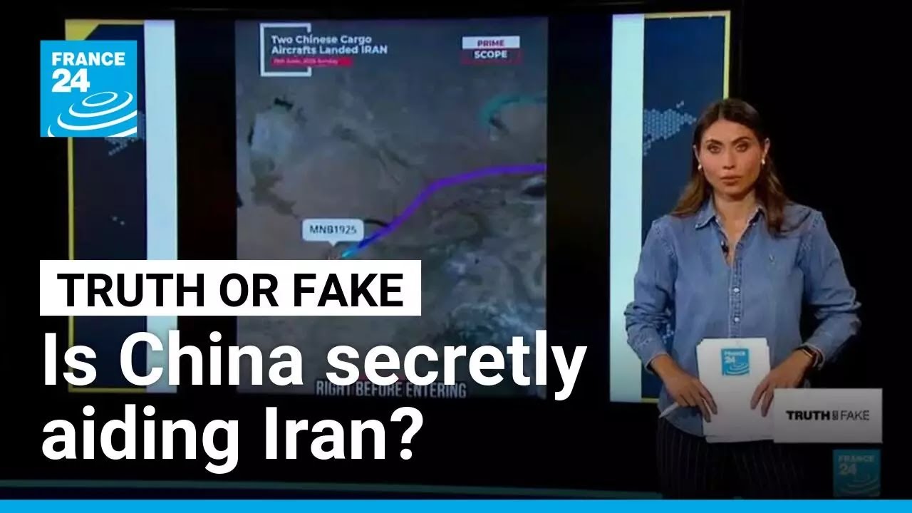 Chinese cargo planes secretly landing in Iran with aid? • FRANCE 24 English