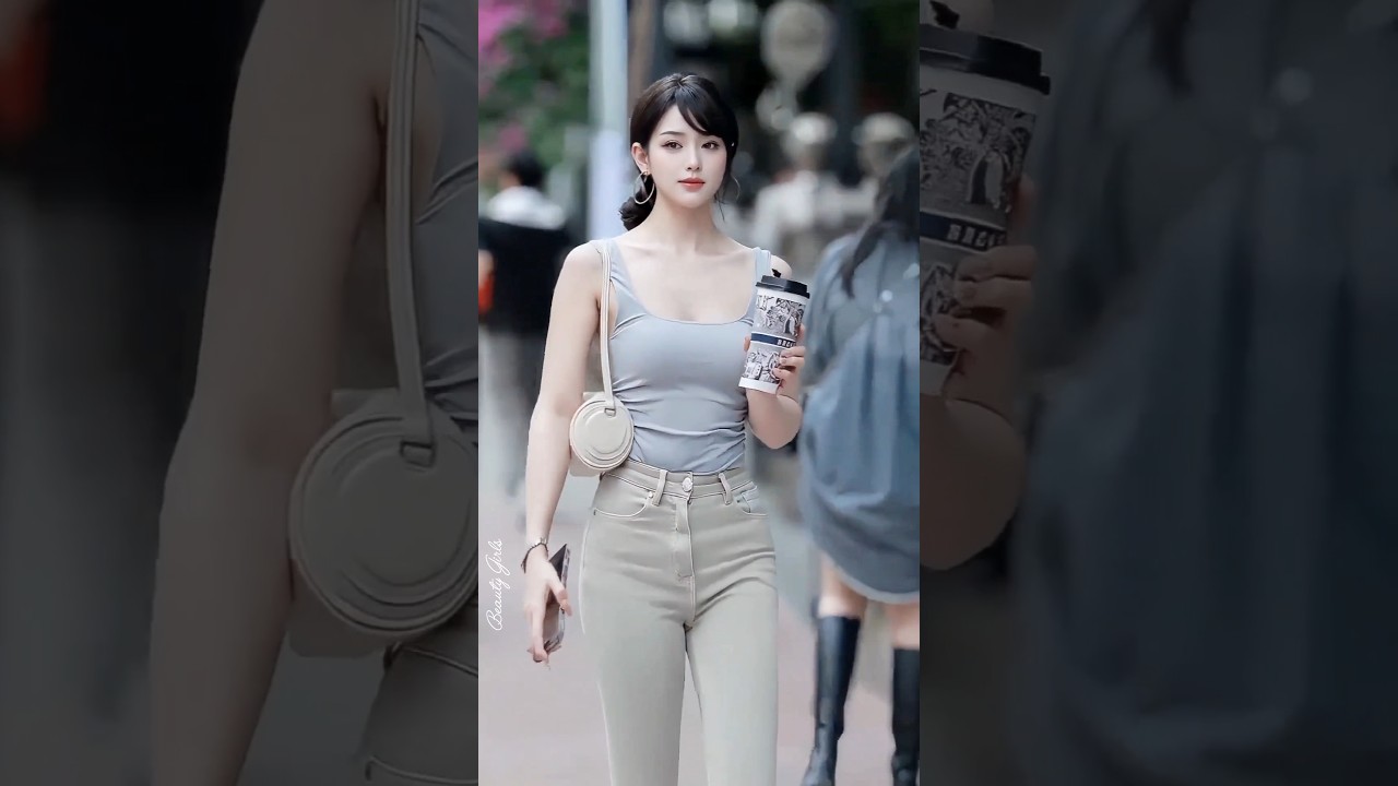chinese girl street fashion style 💞💗❤️💖🔥#beautiful #fashion #chinesegirl #shorts #trending