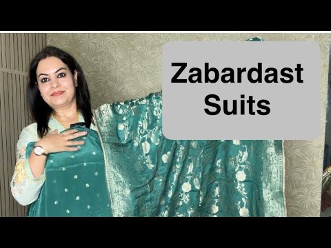 Chinon || Crepe || Hand Block || Jaipuri || Burberry || Free Shipping || must buy suits ||