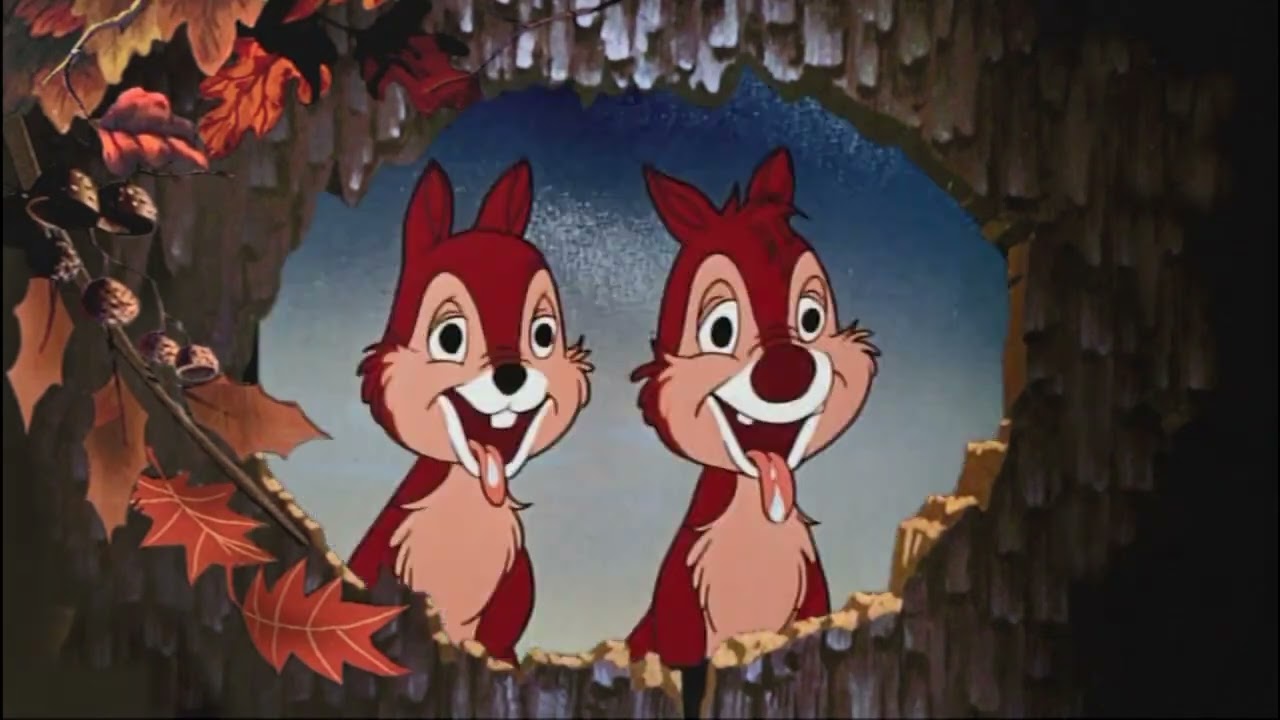 Chip y Dale Volumen 2: Un Problema de Altura DVD Menu 2004 en inglés, español y portugués