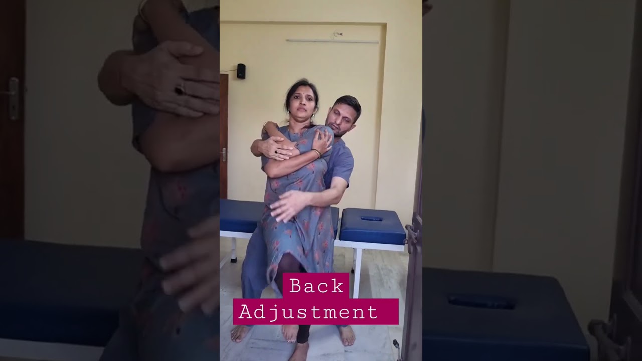 chiropractor in india #l5-s1 adjustment, sciatica pain relief #shortsfeed #trending