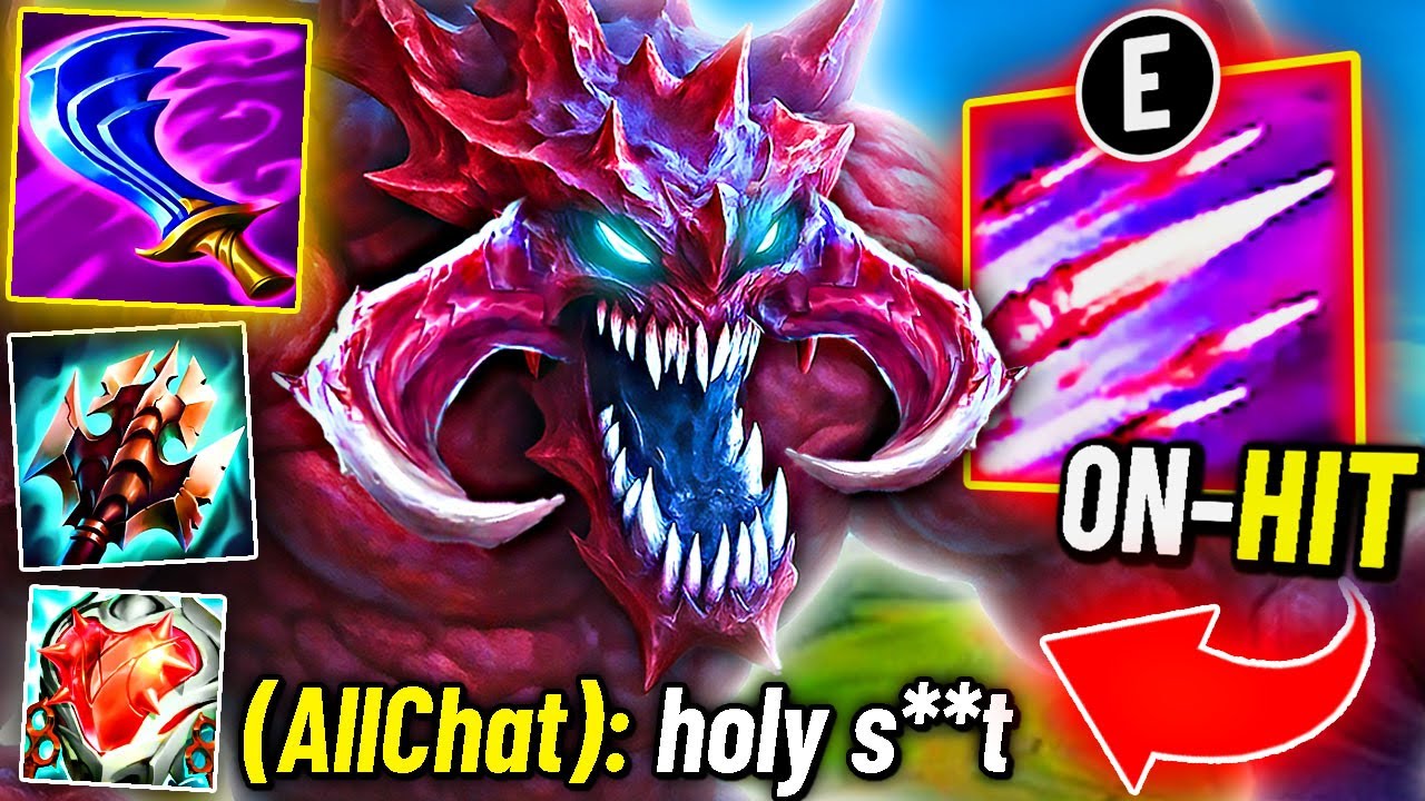 CHO'GATH... but i SLAP You to DEATH (On-Hit Build)