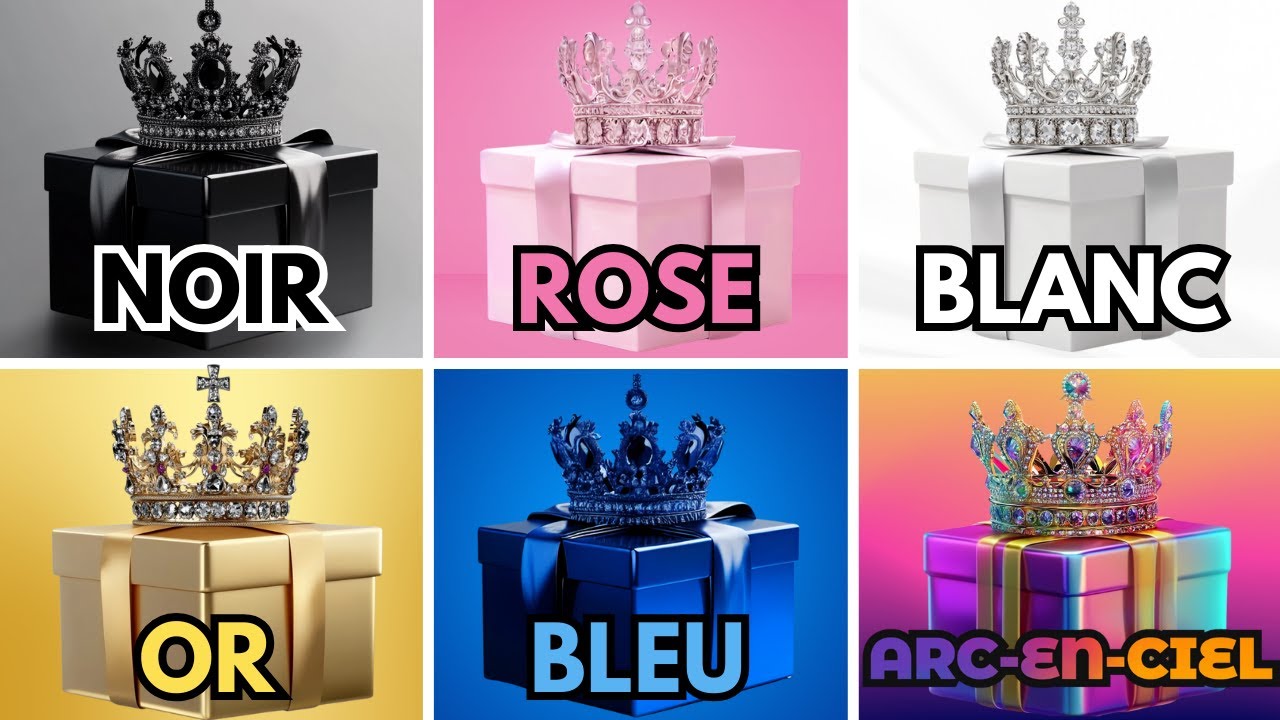 Choisis Ton Cadeau 6 🎁😍🌈👑 - Cadeau Surprise! 6 Boîtes Cadeaux 🎁 | Quiz Cadeau