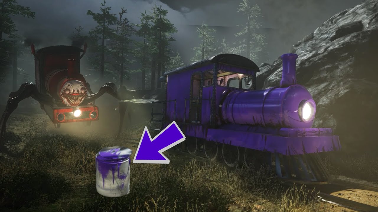 Choo Choo Charles : Purple Train Color Location and Charles Got After Me Again!