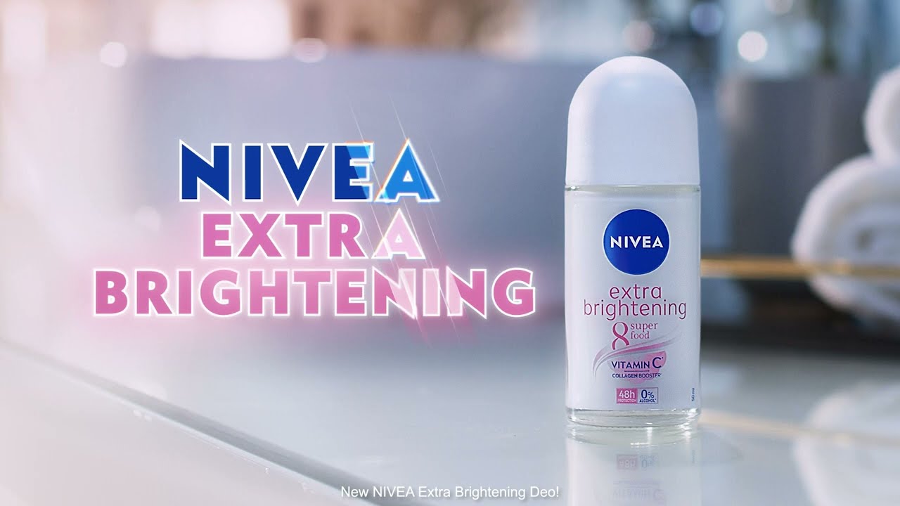 Choose NIVEA Extra Brightening Deo that helps Brighten and Protect Underarms!