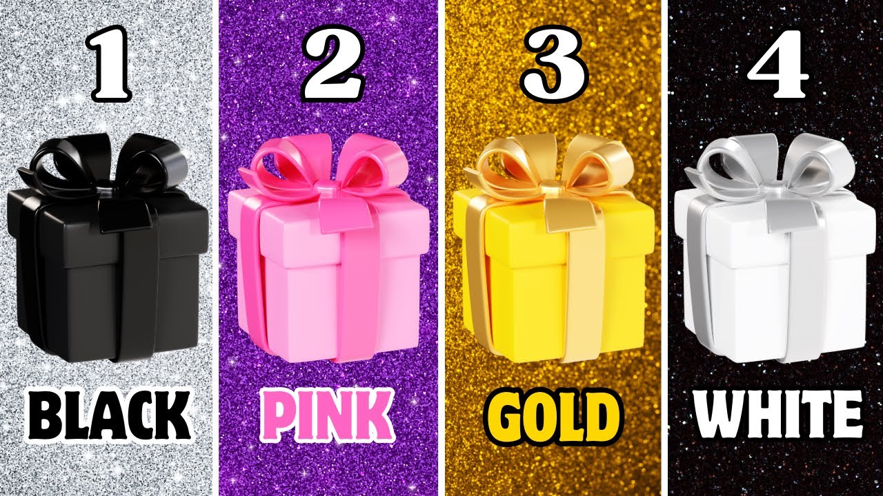 Choose Your Gift 4 🎁😍🩷💙 | Gift Box 4  - Choose One Gift | Gift Challenge - Quizzers Quest 👑