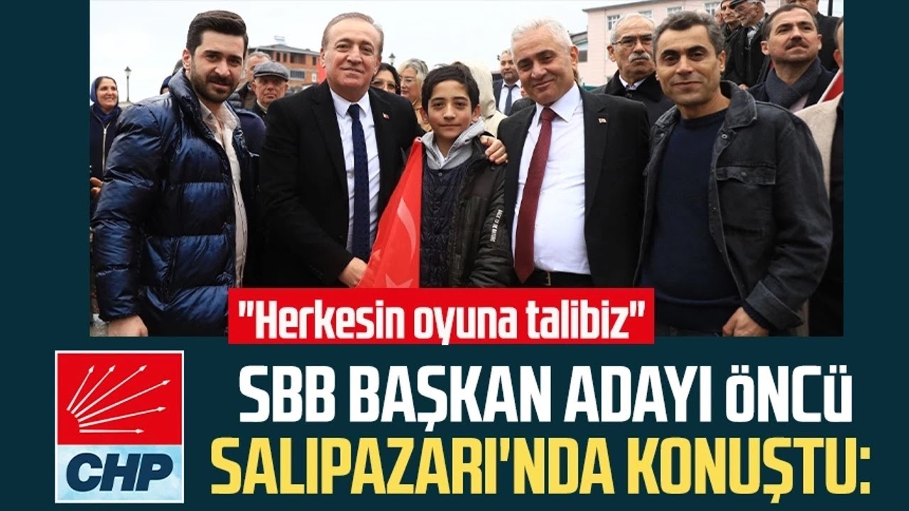 CHP SBB Başkan Adayı Cevat Öncü Salıpazarı'nda konuştu: 