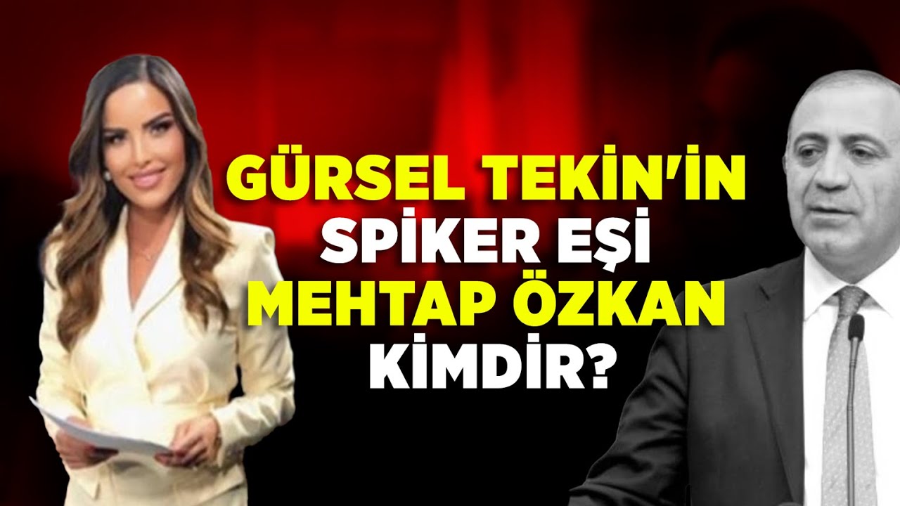 CHP'li Gürsel Tekin'in Spiker Eşi Mehtap Özkan Kimdir?