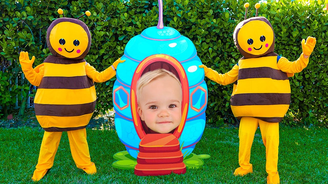 Chris and Mom Kids story about Bees friends