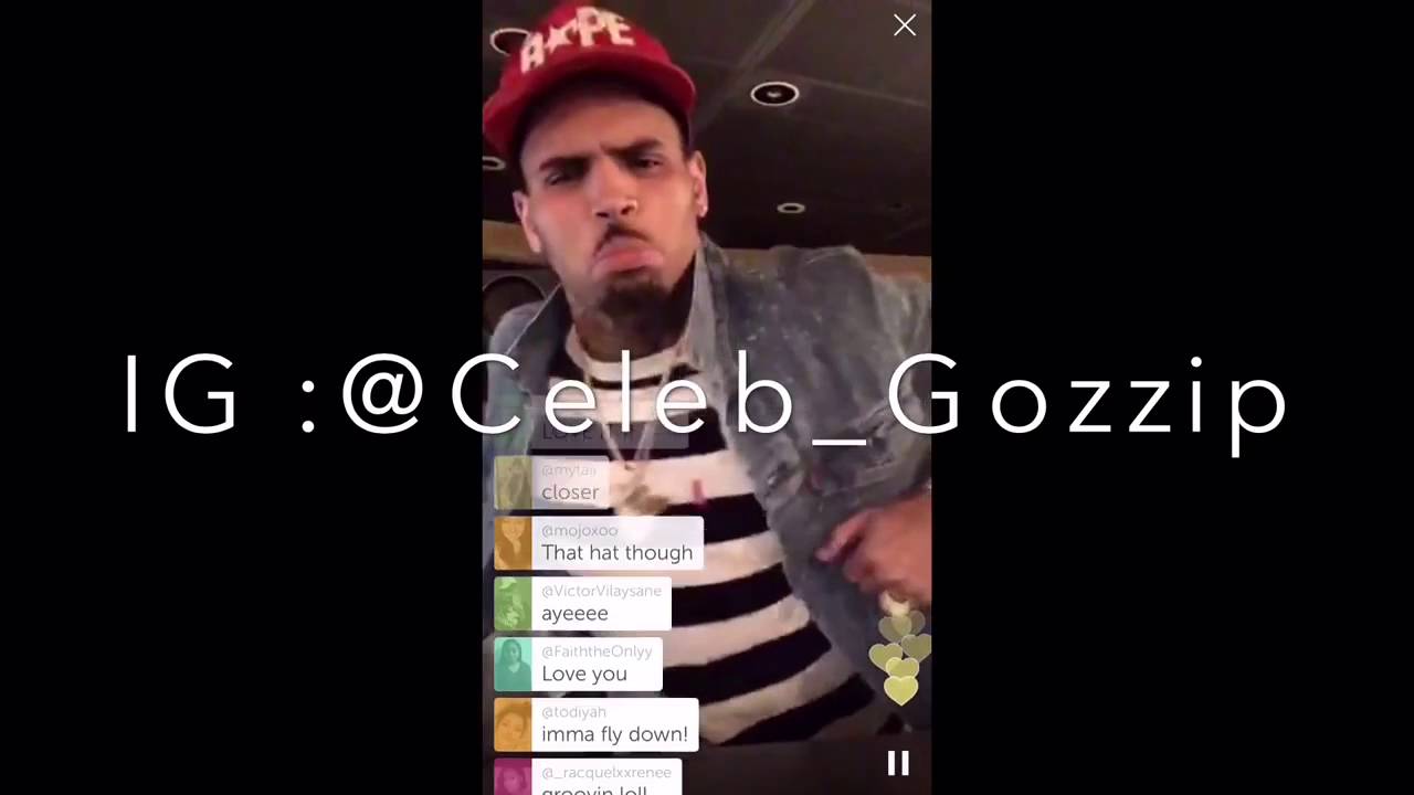 Chris Brown periscope Jan 10/2016