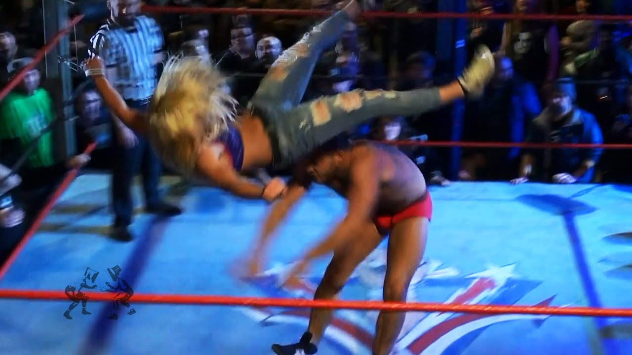 Chris Dickinson Pazuzu Bombs Kimber Lee (All 3 Angles) - Beyond Wrestling 
