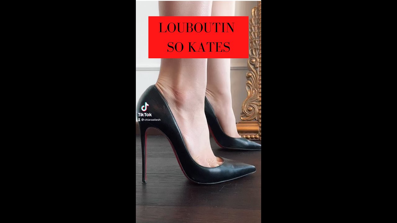 Christian Louboutin So Kate High Heel Try on #highheels #christianlouboutin #louboutin #shorts