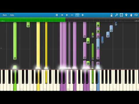 Christina Aguilera - Reflection - Mulan Soundtrack - Piano Tutorial - Synthesia