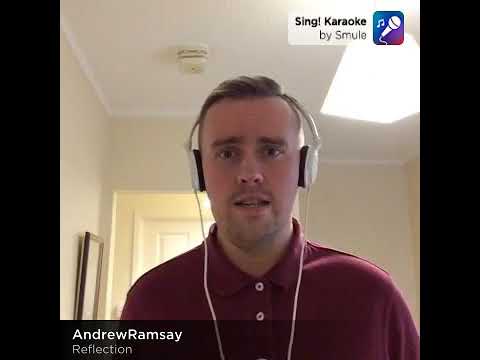 Christina Aguilera reflection from Disney's Mulan Andrew Ramsay cover