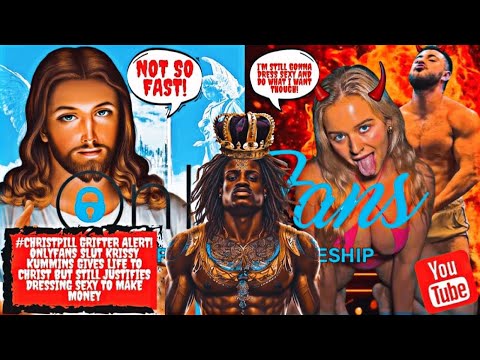 #ChristPill Grifter Onlyfans Slut Krissy Kummins Gives Life To Christ Yet Justifies Dressing Slutty