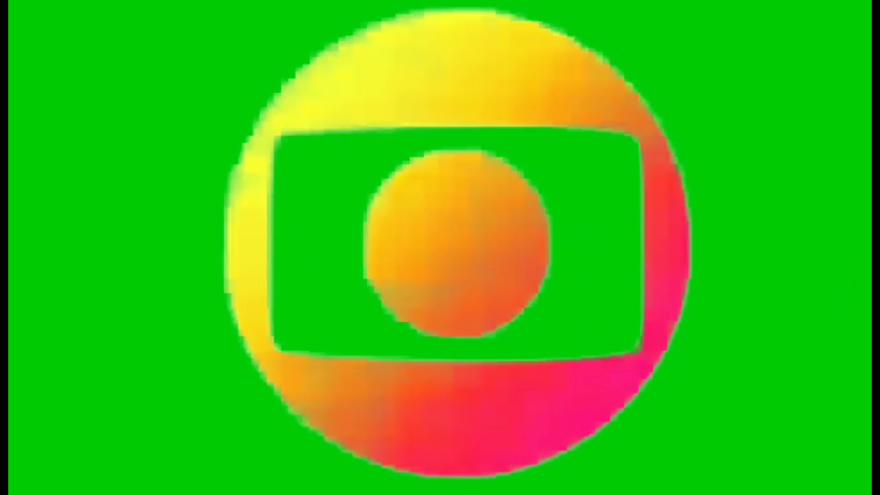 Chroma Key do Logotipo novo da Rede Globo em movimento (LIVRE PRA USO)