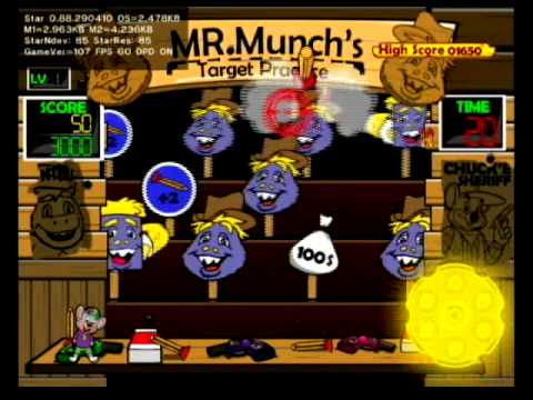 Chuck E. Cheese's Party Games - Munch's Target Practice