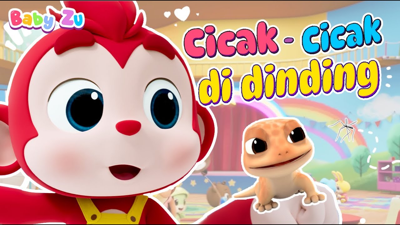 Cicak di dinding ♪  Lagu anak Indonesia ♪  BabyZu