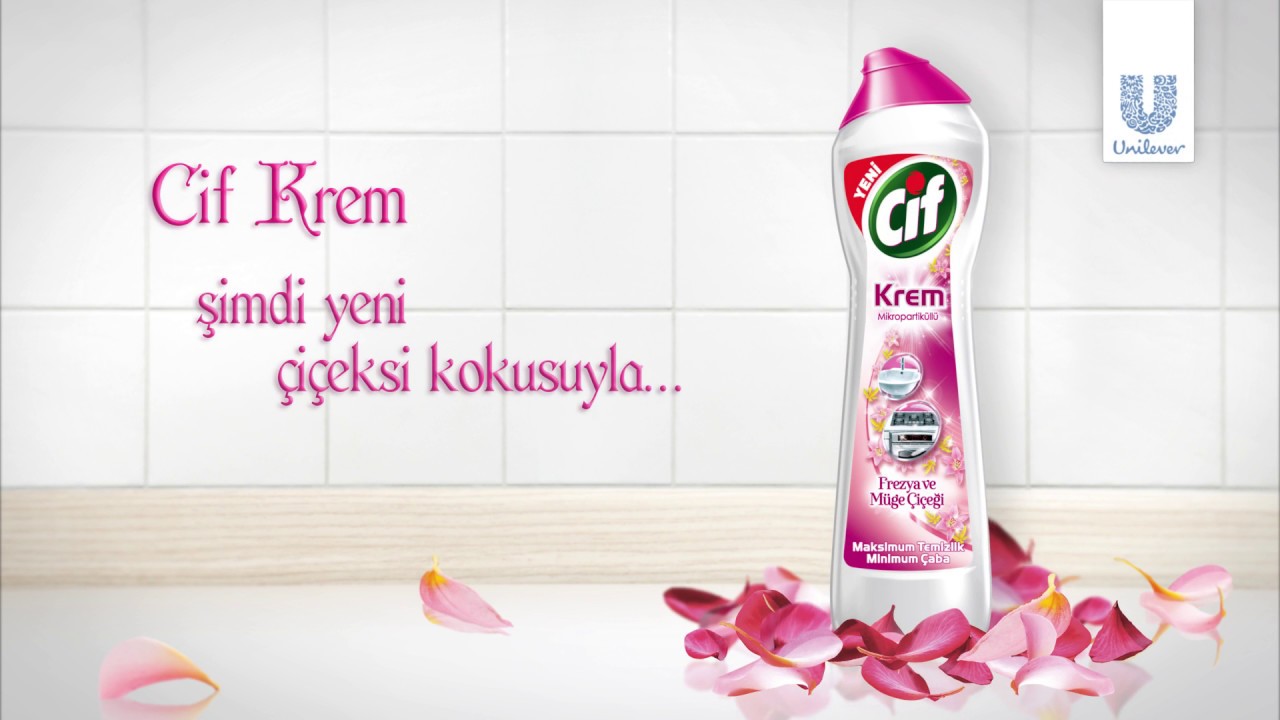 Cif Krem Müge Çiçeği | Mükemmel Temizlik Çiçek Ferahlığıyla