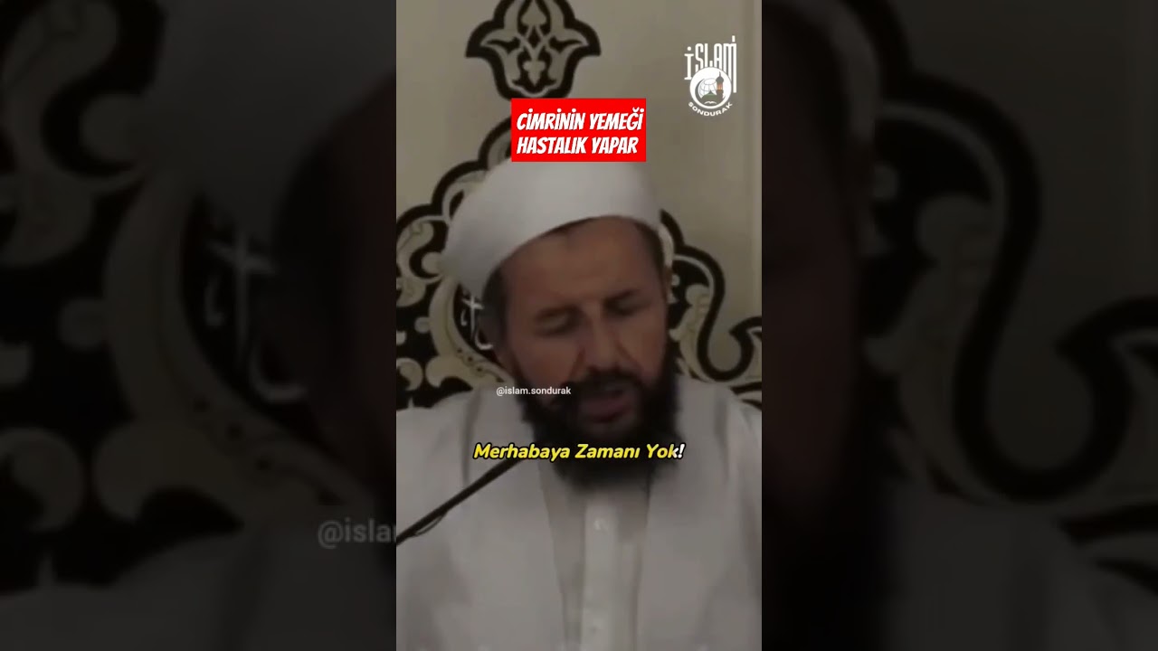 Cimrinin Yemeği Hastalık Yapar