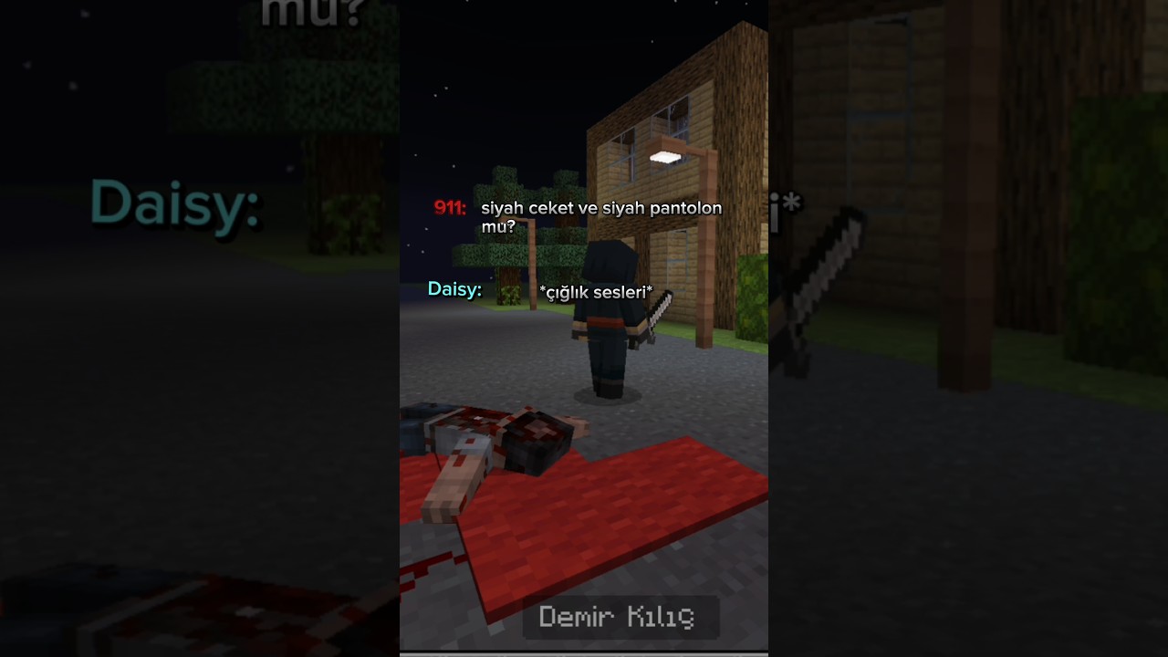 Cinayet vakası [Mini hikaye 3] #minecraft #keşfet