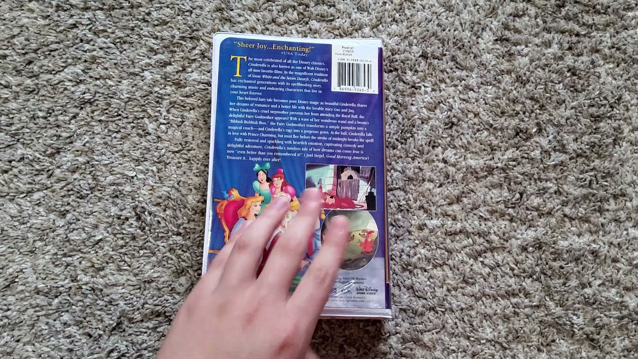 Cinderella (1950): VHS Review