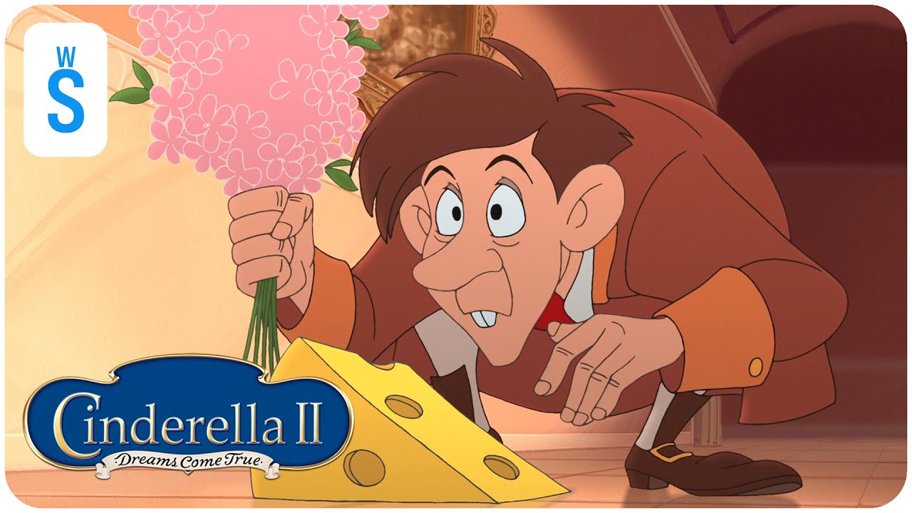 Cinderella II: Dreams Come True (2002) | Scene: Jaq the mouse being turned into a human