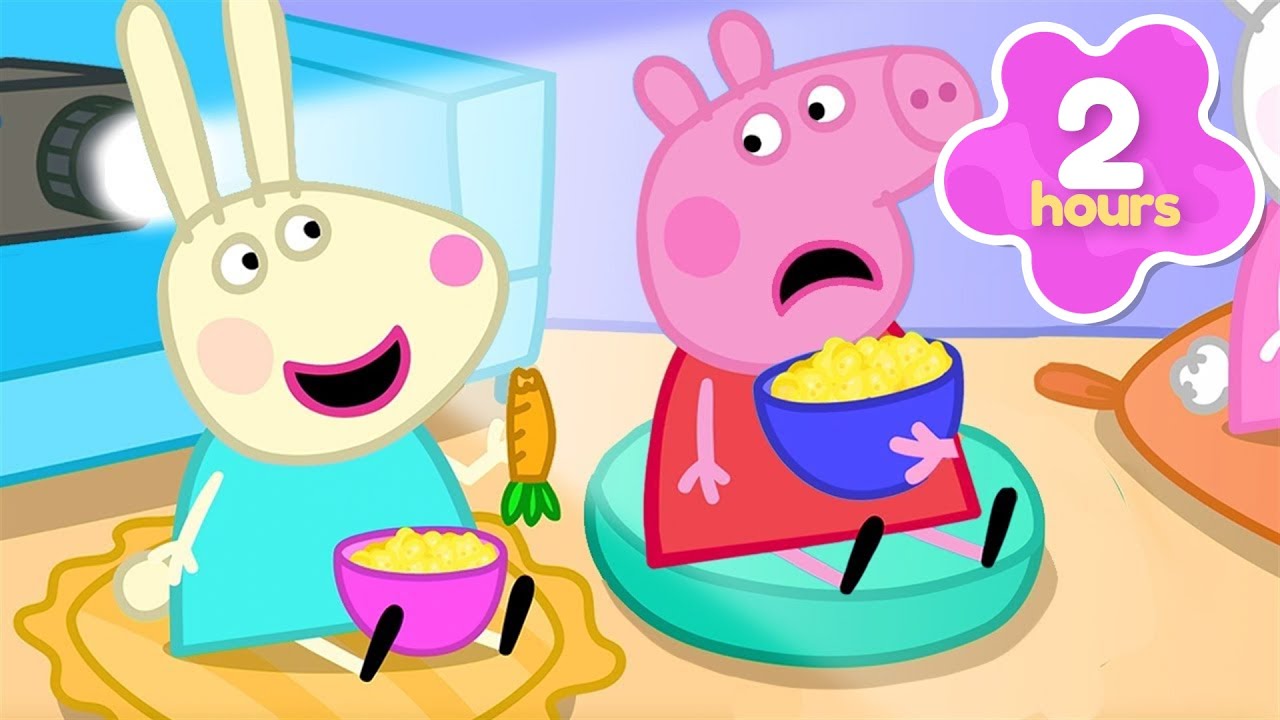 Cinema Snack Favourites! 🍿🥕 | Peppa Pig Full Episodes | 2 Hours of Kid's Cartoons