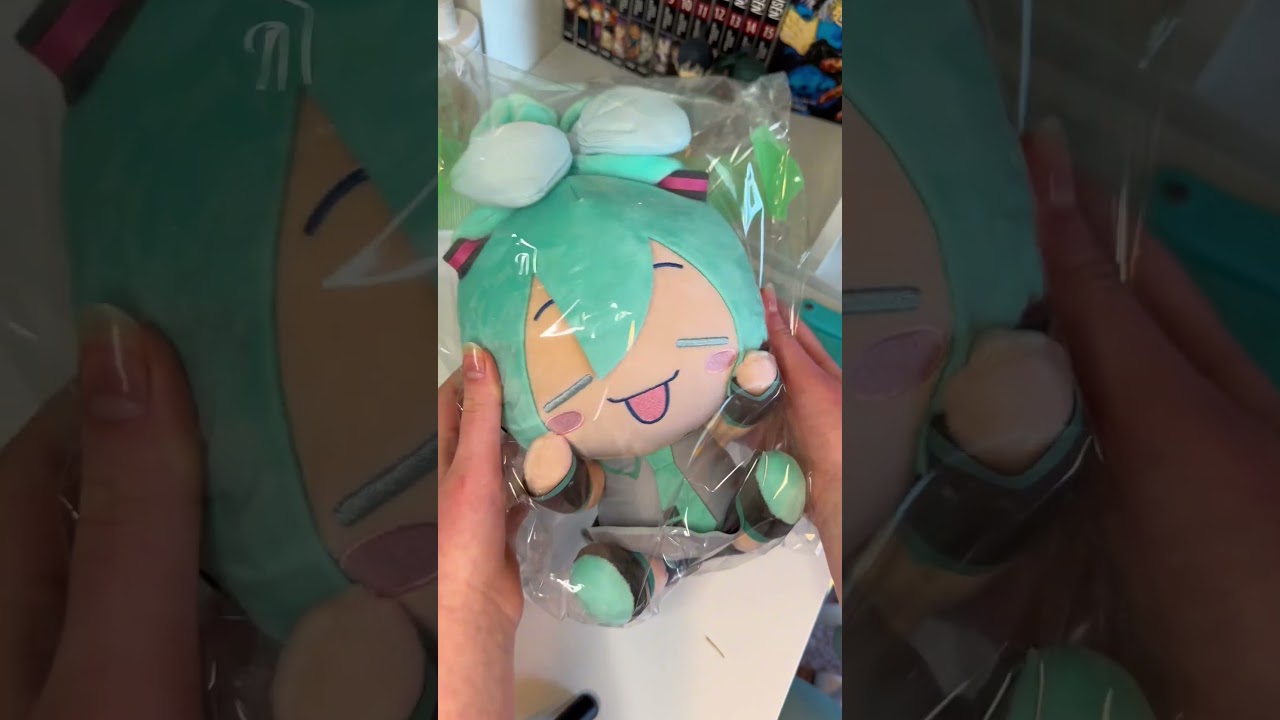 Cinnamoroll x Hatsune Miku Plushie Unboxing! ˚✧₊⁎ ( read desc )  #unboxing #hatsunemiku #shorts