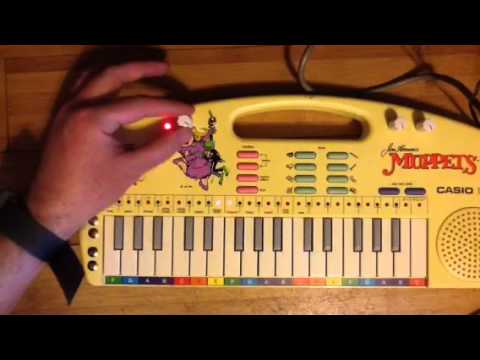 Circuit bent Casio EP-20 Muppets keyboard
