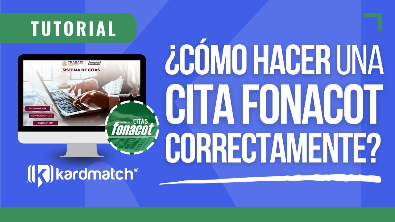 Citas Fonacot: ¿Cómo sacar una cita en Fonacot SIN ERRORES?  | Tutorial 2024