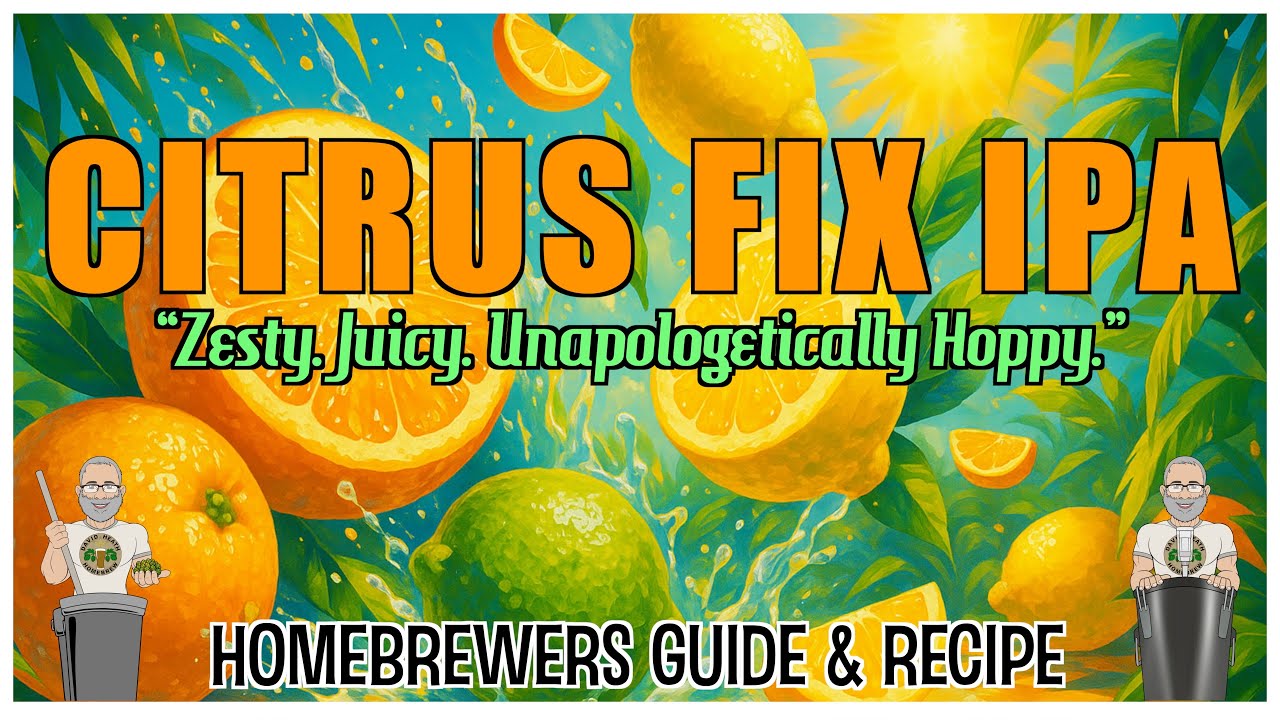 Citrus Fix IPA Recipe Plus Methods For HomeBrewers