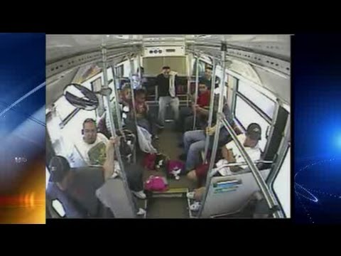 City bus T-bones pick up truck