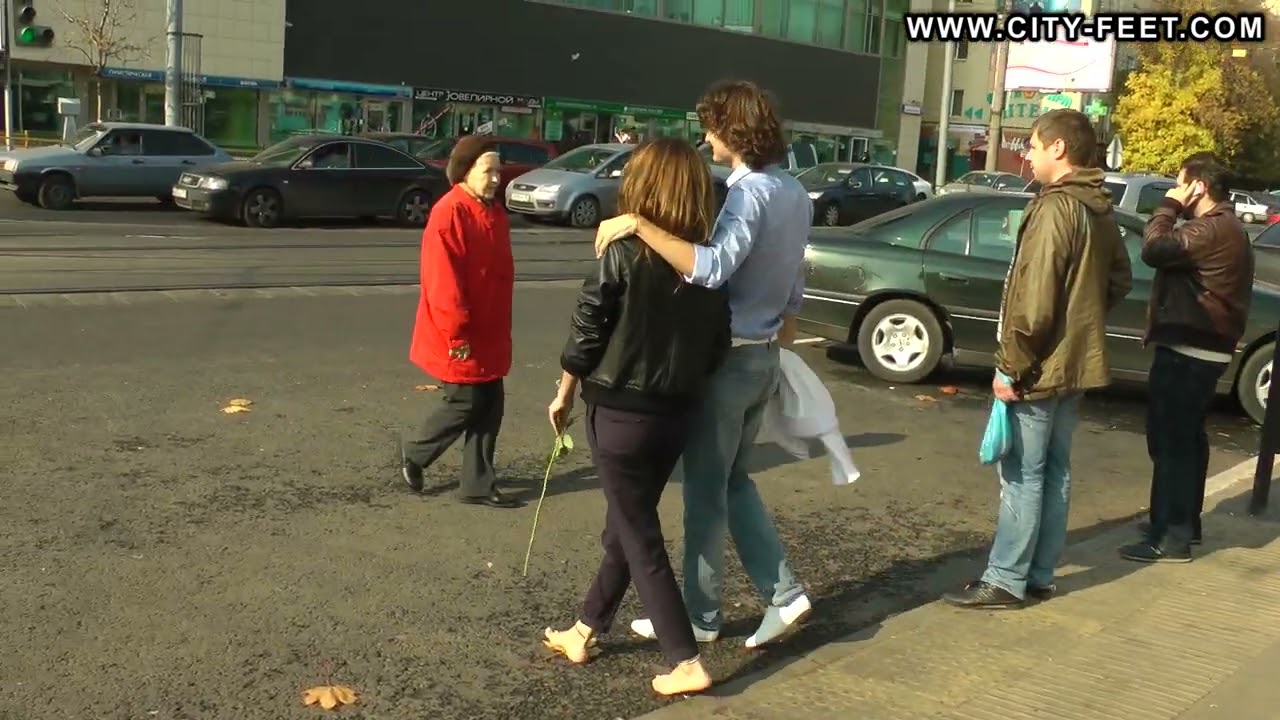 CityFeet. Nifty girl and her boyfriend. Part 2 (Sveta)
