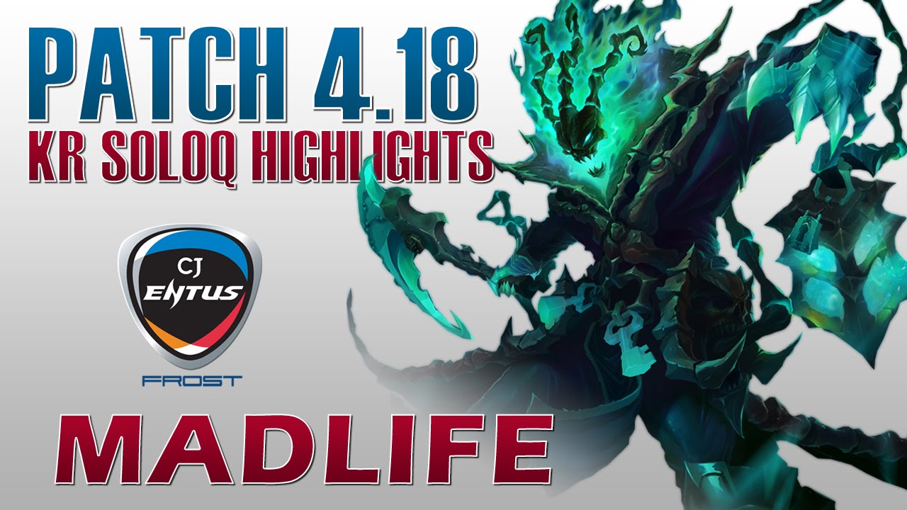 CJ Frost MadLife - Thresh Support - KR DuoQ Highlights