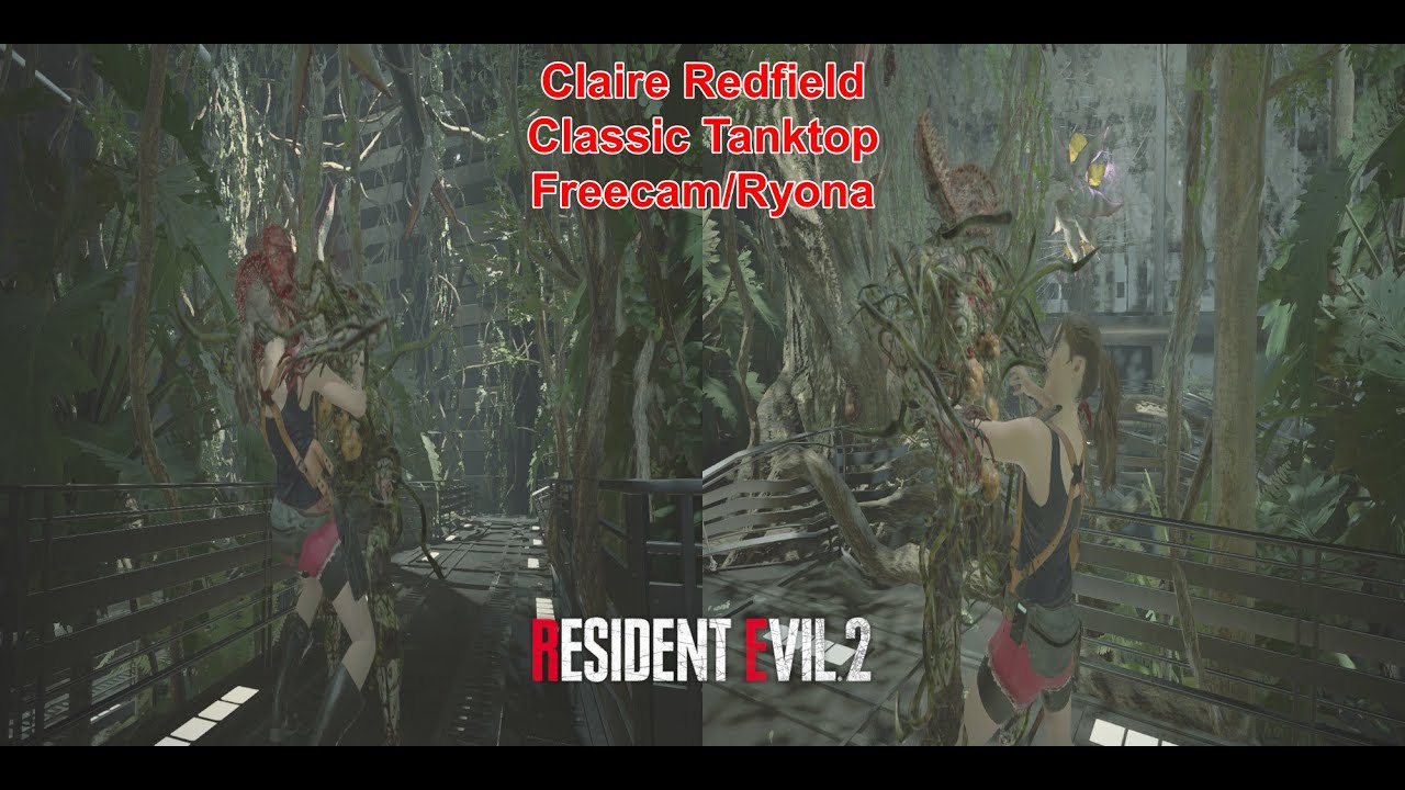 Claire Redfield (Classic Tanktop) Freecam Ryona リョナ Resident Evil 2 Remake